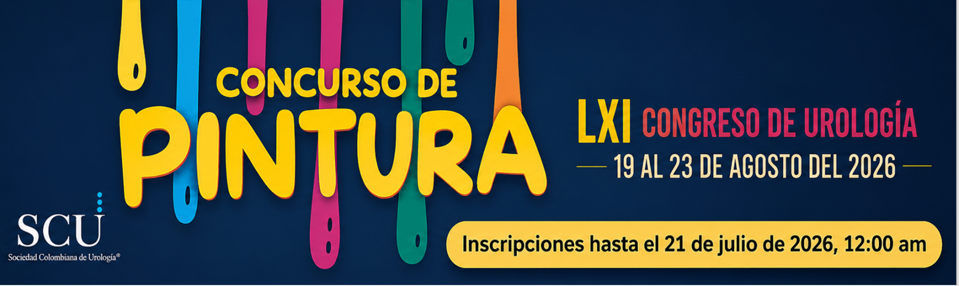 Concurso de Pintura — LXI Congreso de Urología SCU 2026